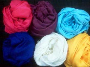 ผ้าคลุมไหล่ผ้า Pashmina สำหรับผู้หญิงนุ่ม100% วิสคอสฤดูใบไม้ผลิ - Product Image 2