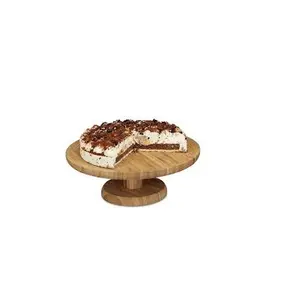 Hot Selling Birthday Party Decoration Wedding Cake Serving Platter Dessert Wooden Round Cupcake Stand Cheap Price