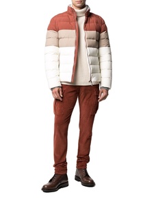 Meilleure qualité adulte décontracté hiver extérieur rembourré Bomber veste personnalisé haute rue avant à capuche col montant tendance mode - Product Image 5