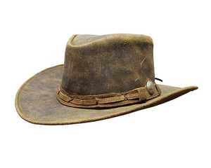 Cowboy <b>Hat</b> <b>Western</b> <b>Hat</b> Bull Riding <b>Hat</b> Unisex Adult with Antique Look - Product Image 2