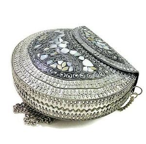 Luxurious Highest Quality Handcrafted Highly Polished Beautiful Customized Brass Fashion <b>Handbag</b> for Women From India , - Product Image 5