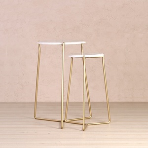 <b>Marble</b> Top Metal Nesting Side <b>Table</b> Room Modern Round Made in India Top All Office Home Room Restaurant Super Market 2023 Best - Product Image 1