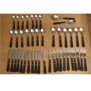 Ensemble de couverts en acier inoxydable en gros direct du fabricant-Couverts de restaurant, y compris fourchette cuillère couteau pour hôtels et fêtes - Product Image 1