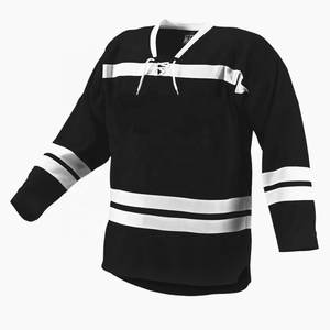 Uniformes de hockey sobre hielo de universidad, alta calidad, personalizados, doble cara, sublimación completa, parches de goma, 100% poly team, jerseys de hockey - Product Image 5