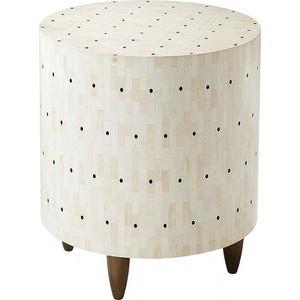 Table d'appoint personnalisée en incrustation d'os de style moderne au meilleur prix pour salon mobilier de maison - Product Image 4