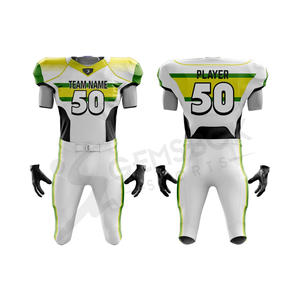 ชุดเครื่องแบบฟุตบอลอเมริกันแบบปรับแต่งได้แห้งเร็วระบายอากาศมีซับลิเมตฟีเจอร์ขนาดใหญ่พิเศษ - Product Image 2