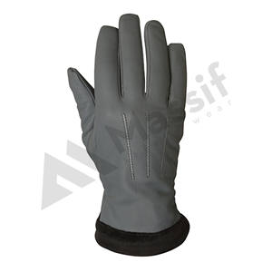 Gants habillés en cuir de daim sur mesure, style uni, pour une utilisation décontractée en hiver - Product Image 5