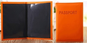 Soporte de cuero para pasaporte/tarjetero de viaje/cartera para pasaporte - Product Image 3