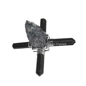 เครื่องกำเนิดพลังงานจักระแกะสลักจากหินบลูอาเวนทูรีนสำหรับตกแต่งบ้านและธีมความรักตามหลักฮวงจุ้ย -rozrincrystals.com ลดราคา - Product Image 1