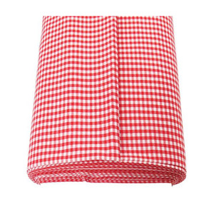 Gingham Red <strong>Fabric</strong> - Product Image 1
