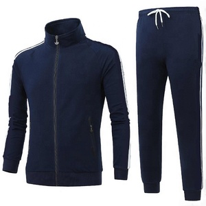 Survêtement de sport d'hiver personnalisé pour homme, design 2-en-1, à capuche, coupe ample, doublure polaire polyester/coton, grandes tailles - Product Image 1