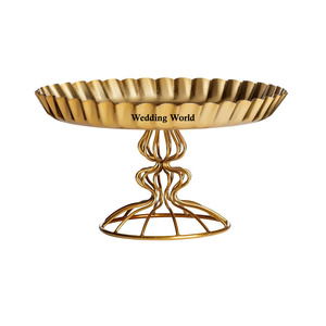 <b>Three</b> <b>Tier</b> Metal <b>Cake</b> <b>Stand</b> Premium Quality Handmade Designer <b>Cake</b> <b>Stand</b> Customized Shape Wholesale Metal <b>Cake</b> <b>Stand</b> - Product Image 4