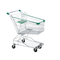 Worthbuy — chariot à poussoir à main robuste avec roue à Air, pour supermarché, fabrication en inde, vente en gros