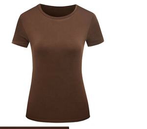 Camiseta lisa básica 100% de algodón para mujer, ropa de verano, gran oferta - Product Image 4