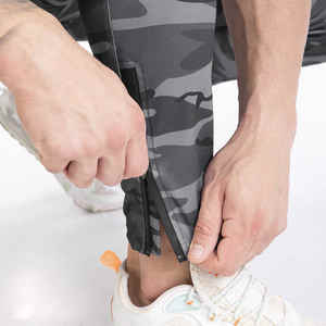 กางเกงวอร์มออกกำลังกายผู้ชายแขนยาวสำหรับฤดูหนาว ปรับแต่งได้ เป็นมิตรกับสิ่งแวดล้อม น้ำหนักเบา แห้งเร็ว ระบายอากาศดี มีเชือกผูกเอว - Product Image 3