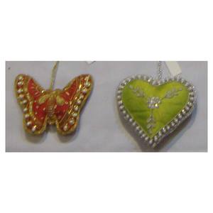 Christmas Hanging Ornament Butterfly & Heart Shape Decoration - Product Image 1
