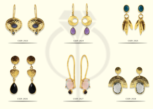 Pendientes de plata de ley 925 con piedra lunar de arcoíris, joyería hecha a mano - Product Image 4