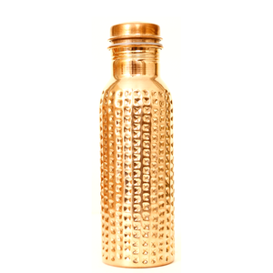 Fabricantes y exportadores de botellas de agua de cobre martillado de alta calidad, botellas de agua de cobre puro - Product Image 1