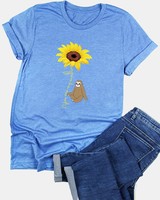 Kaos Wanita Bermotif Kotak-Kotak yang Bernapas, Bahan Ringan dan Elastis, Kasual, Regular Fit, Nyaman untuk Musim Panas, Atasan Fashion Wanita, Kerah Bulat
