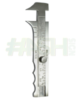 Pied à coulisse Jameson 0-80mm avec vis de blocage/pied à coulisse de précision 8cm / Mini Vernier-Pieds à coulisse 9.5cm