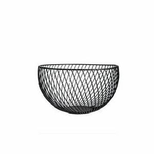 Bonita Venta de cesta de frutas de Material de hierro negro para el hogar, cocina, cestas de almacenamiento de alambre de Metal decorativas, precio bajo - Product Image 3