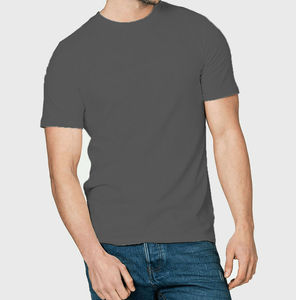 Camisetas lisas con impresión personalizada para hombre, camisetas en blanco en diferentes colores con servicio de impresión personalizado - Product Image 5