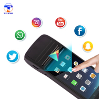 Terminal POS de Mano con Sistema Android de 5.5 Pulgadas para Pagos Móviles e Impresora de Papel Térmico, Precio de Fabricante