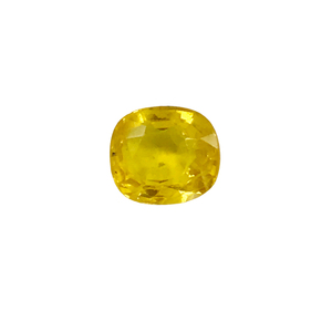 Oval Cut Natural Yellow Sapphire Faceted Loose Gemstone Sparkling Earth Mined Corundum Stone for Fine Pendant Necklace DIY Craft - Product Image 1