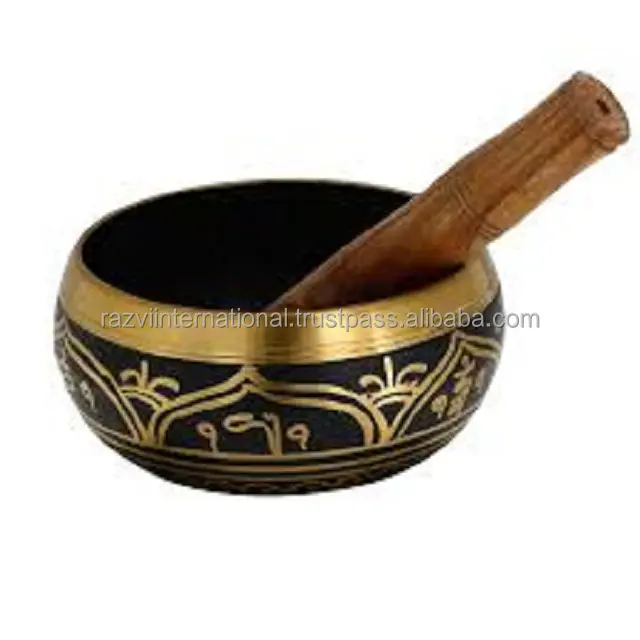 Brass & bronze 7 metal mixture Quality Assured Tibetan singing Genuine Quality bowl