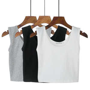 เสื้อกล้ามผ้าฝ้าย100% สำหรับผู้หญิงยืดได้และน้ำหนักเบามีคุณสมบัติกันลื่นออกแบบได้ตามต้องการ - Product Image 3