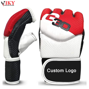 Gants de MMA personnalisables avec logo et couleur – Gants de boxe et de sparring rouges pour adultes – Meilleure qualité - Product Image 2
