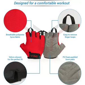 Hot Sale YING ENTERPRISES YE-3503 Fitness Weightlifting <b>Gloves</b> Lightweight Breathable Sports Gym Unisex - Product Image 3