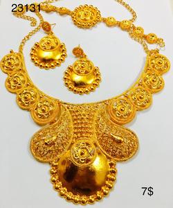 สร้อยคอเพทายอัลลอยชุบทองแนววินเทจของผู้หญิงพร้อมโซ่ร้อยสายเครื่องประดับแฟชั่นล่าสุดของขวัญแบบอินเดีย - Product Image 2