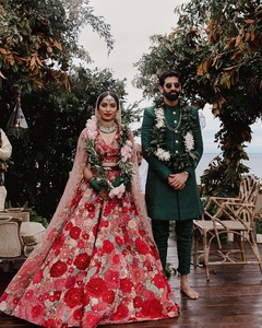 Nouvelle collection de robes Lahnga Choli royales pour femmes pakistanaises et indiennes, arrivées 2021, pour mariage, achat en ligne - Product Image 1