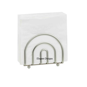 Porte-serviettes suspendu en métal, décoration de table, vente en gros, porte-mouchoirs de luxe, forme personnalisée, fait main, moderne et contemporain - Product Image 1