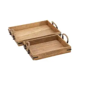 Rough Theme Design Serving Tray Best Finishing and Design Food Serving For Home Decor Hotel And Restaurant Natural Design