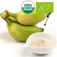 유기 바나나 분말 USDA & EU 유기 인증 원시 미세 분말 수용성 허브 추출물 분말 도매 태국