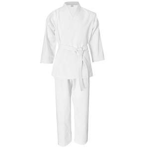 Ropa de artes marciales de diseño personalizado unisex de alta calidad de Bangladesh Color blanco Precio al por mayor orientado a la exportación - Product Image 4