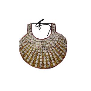 Coquille de cauri brodée et perles de résine collier africain collier de perles de verre de bohême bijoux de mode - Product Image 6