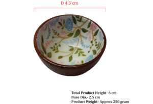 Hot-Selling Wholesale Enamel <b>Hand</b>-Carved Acacia Wood Salad Fruit Bowl Unique Multi-Purpose Decorative Blank Empty Serving Bowl - Product Image 3