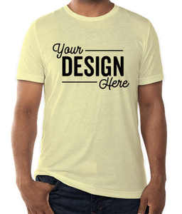 Camisetas de mezcla de cuello redondo unisex, camiseta personalizada con bordado por sublimación de impresión de tu diseño - Product Image 5