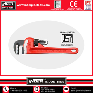 Clé à tuyau robuste certifiée ISI pour les industries civiles Outil à main de haute qualité OEM/ODM pris en charge Qualité de bricolage personnalisée - Product Image 3