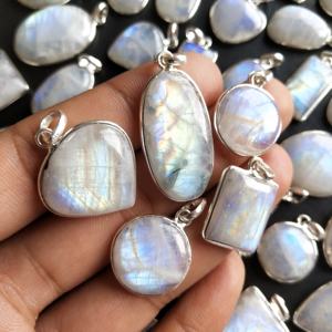 Natural Stone Pendants for Jewelry <b>Moonstone</b> Breacelet Crystal Stone Pendant <b>Moonstone</b> Gold Sun Stone Pendant Crystal <b>Moonstone</b> - Product Image 1