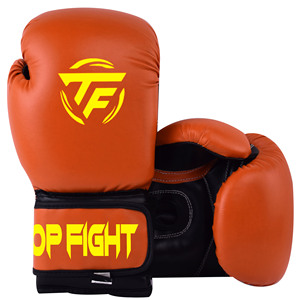 Ventas calientes Guantes de boxeo con cordones Guantes de competición de boxeo de buena calidad Correa de muñeca ajustable Guantes de boxeo hechos a medida - Product Image 2