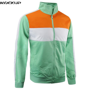 Men 100% Polyester Multi Color Zipper Tracksuit SoccerTracksuits Best <b>Light</b> Weight Unique Design <b>Cheap</b> Low Price - Product Image 2