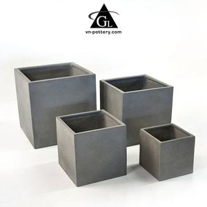 Macetas de hormigón, maceta de flores, decoración para el hogar y el jardín - Product Image 1