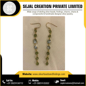 925 <b>Sterling</b> <b>Silver</b> Natural Gemstone Earrings for Gifts and Parties - Product Image 3