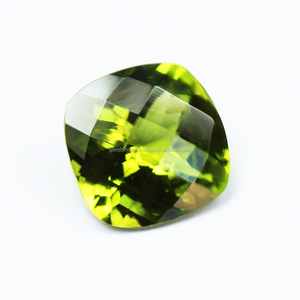 Piedra preciosa suelta de forma mixta de peridoto verde de 9X9MM, calidad 3A, tamaño personalizado, accesorios de joyería DIY, piedras preciosas naturales - Product Image 5