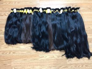 แฟลชเซล!!! ชิดหนังกำพร้าผม100% มนุษย์ Haiir อินเดียผมกลุ่มผมสามารถฟอกสี - Product Image 4