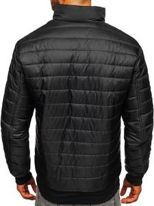 แจ็กเก็ตบอมเบอร์สไตล์ไล่ระดับสีของผู้ชายเสื้อผ้าแนวสตรีทแฟชั่นฤดูหนาวแจ๊กเก็ตผ้าใบกันน้ำเป็นมิตรกับสิ่งแวดล้อมกันลม - Product Image 2